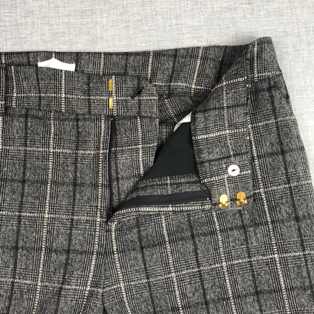 Charter Club Gray Plaid Trousers 14W 16W 18W 24W - Picture 2 of 4
